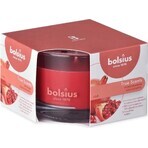 Bolsius Aromatic 2.0 Bouteille en verre 90x63mm Grenade, bougie parfumée 1×1 pc, bougie parfumée