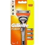 GILLETTE FUSION SHAVER FUSION SHAVER + 4 NH 1×1 ud, afeitadora