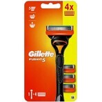 GILLETTE FUSION SHAVER FUSION SHAVER + 4 NH 1×1 ud, afeitadora