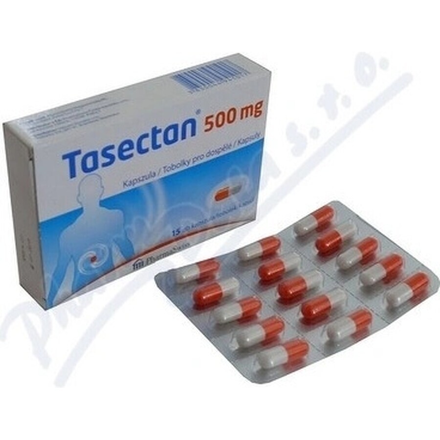 Tasectan 500 mg 1×15 cps, 500 mg voedingssupplementen