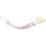 BABYONO Pacifier clip pink 0m+ 1×1 pc