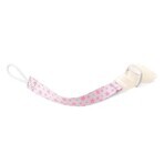 BABYONO Pacifier clip pink 0m+ 1×1 pc