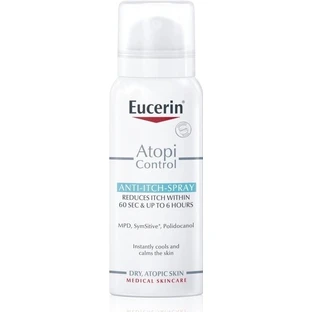 Eucerin AtopiControl Spray Anti-Démangeaisons 1×50 ml, peau sèche et atopique