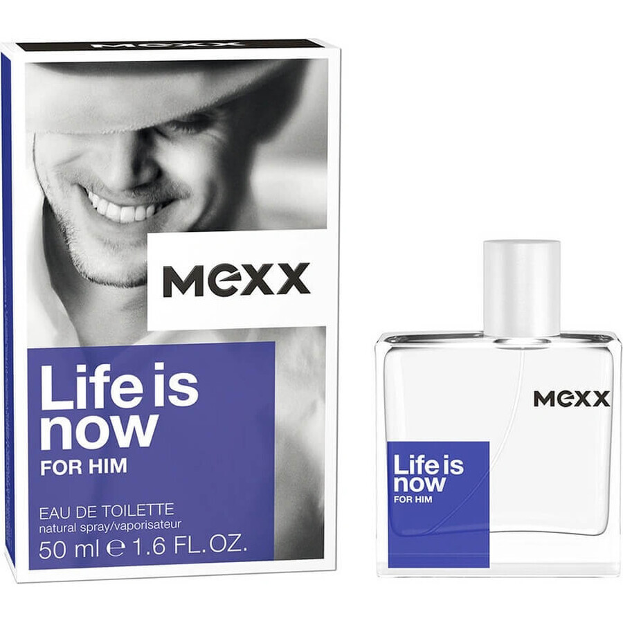 Mexx Life Is Now For Him Edt 50ml 1×50 ml, Apă de toaletă