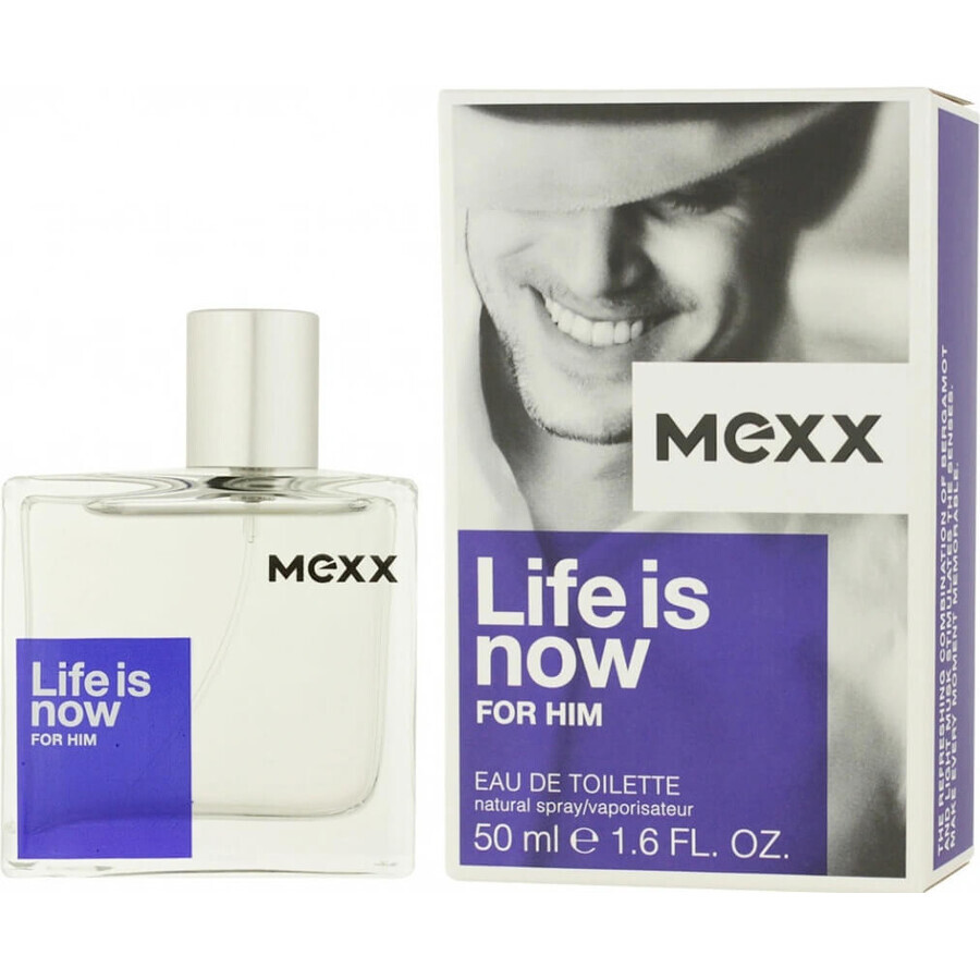 Mexx Life Is Now For Him Edt 50ml 1×50 ml, Apă de toaletă