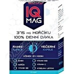 IQ MAG Magnesium morgens und abends 1×60 cps, Nahrungsergänzungsmittel