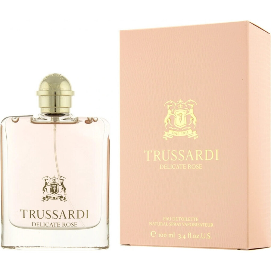 Trussardi Delicate Rose Edt 1×100 ml, eau de toilette pour femmes