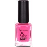 Dermacol Vernis à ongles longue durée 5 jours No.35 Pink ride 1×11 ml, vernis à ongles