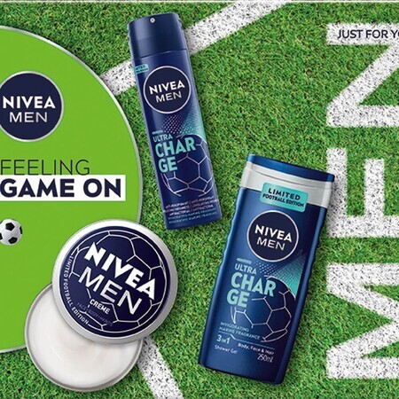 NIVEA MEN BOX FOOTBALL LE 1×1 Stück, Geschenkpackung