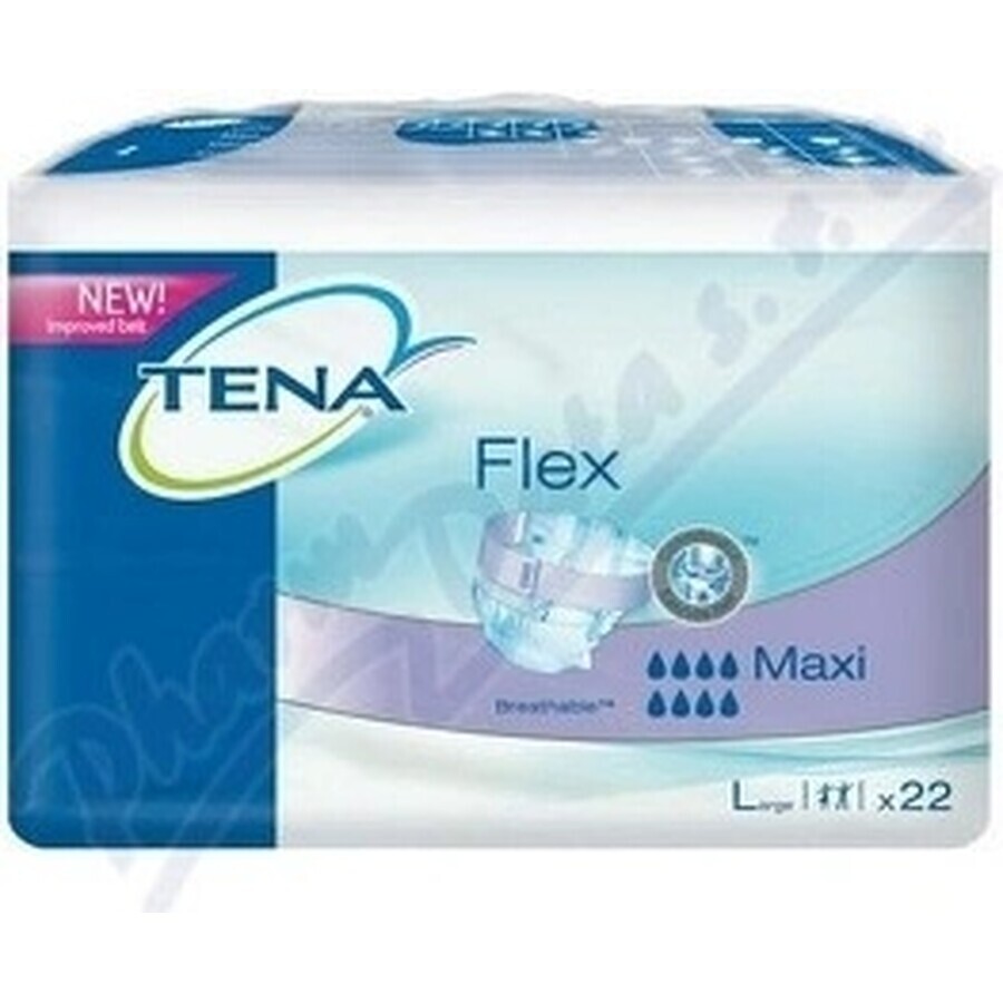 TENA Flex Maxi L 1×22 pcs, culotte d'incontinence avec ceinture à dégagement rapide