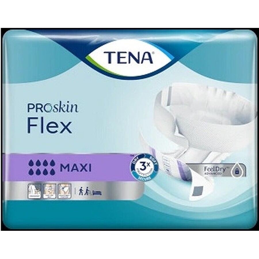 TENA Flex Maxi L 1×22 pcs, culotte d'incontinence avec ceinture à dégagement rapide