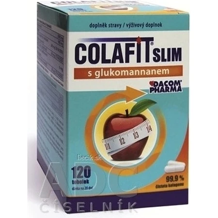 COLAFIT SLIM cu glucomanan 1×120 cps, supliment alimentar