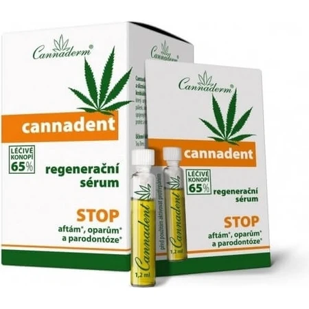 Cannaderm CANNADENT sérum régénérant 10×1,5 ml pour les boutons de fièvre et les aphtes