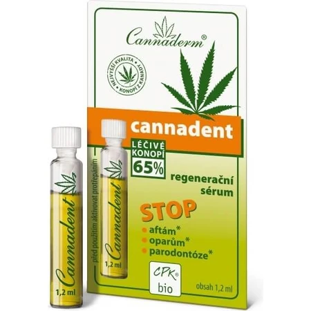 Cannaderm CANNADENT sérum régénérant 10×1,5 ml pour les boutons de fièvre et les aphtes