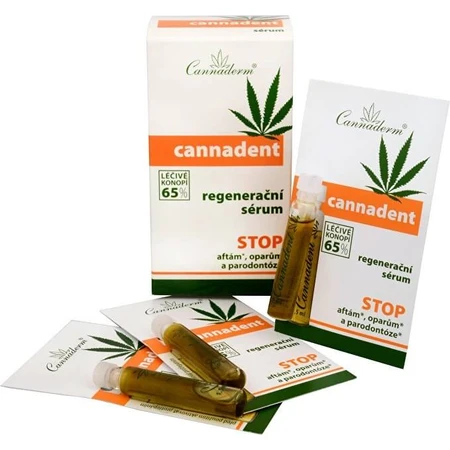 Cannaderm CANNADENT sérum régénérant 10×1,5 ml pour les boutons de fièvre et les aphtes