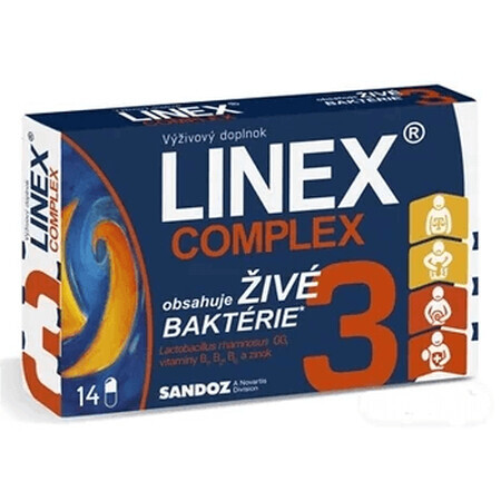 LINEX COMPLEX 1×14 cps, food supplement