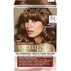 L'Oréal Paris Excellence Creme Universal Creme Universal Nudes permanente Haarfarbe 6U Dunkelblond 1×1 St., Haarfarbe