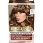 L'Oréal Paris Excellence Creme Universal Creme Universal Nudes permanente Haarfarbe 6U Dunkelblond 1×1 St., Haarfarbe