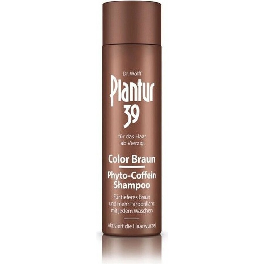 Shampoo Plantur 39 Farbe Braun Phyto-Koffein 1×250 ml, Shampoo mit Koffein