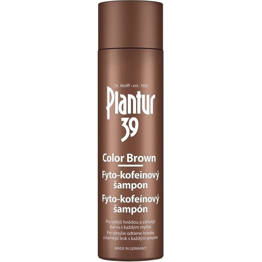 Shampoo Plantur 39 Farbe Braun Phyto-Koffein 1×250 ml, Shampoo mit Koffein