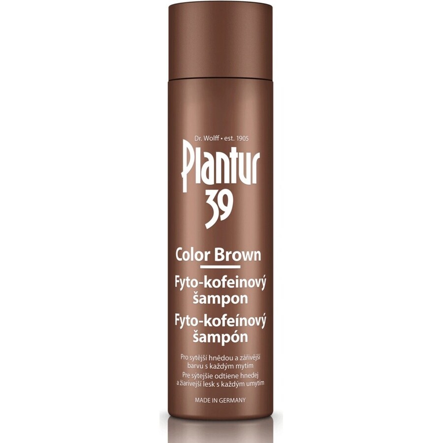 Shampoo Plantur 39 Farbe Braun Phyto-Koffein 1×250 ml, Shampoo mit Koffein