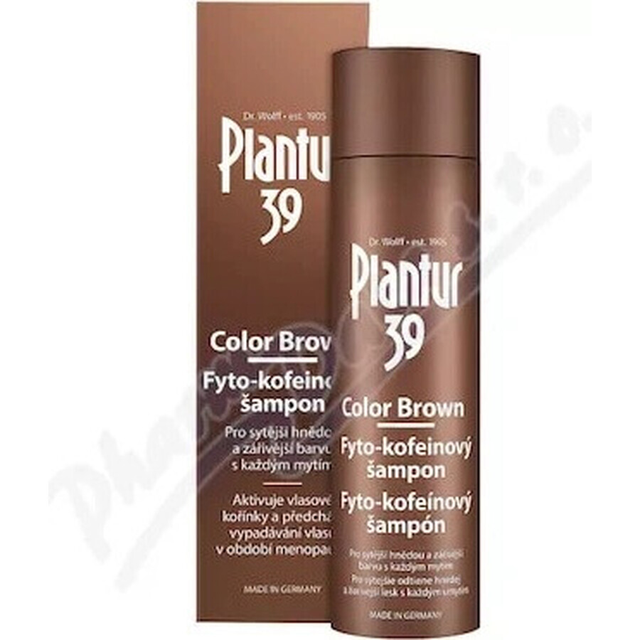 Shampoo Plantur 39 Farbe Braun Phyto-Koffein 1×250 ml, Shampoo mit Koffein