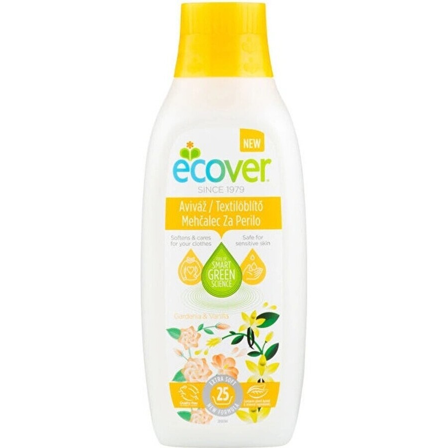 Înmuitor de țesături ECOVER Gardenia Vanilla 1x25 PD, înmuitor de țesături