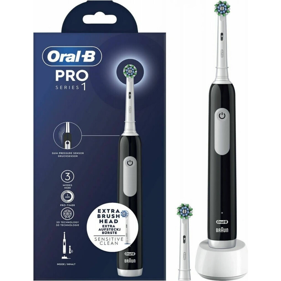 Cepillo de Dientes Eléctrico Oral-B EK Pro Series 1 Negro 1×1