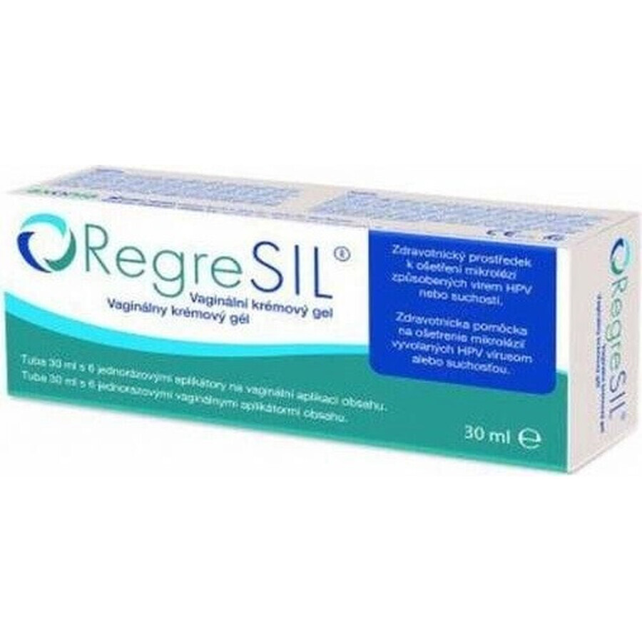 Set RegreSIL 1×1, vaginale gelcrème 30 ml + 6 inbrenghulzen