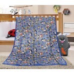 Babydecke ELLA 1003/205 N 100x155cm blau formula 1×1 St., Babydecke