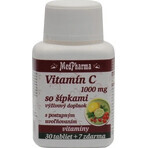 MedPharma VITAMINE C 1000 mg met rozenbottels 1×37 tbl, geleidelijke afgifte