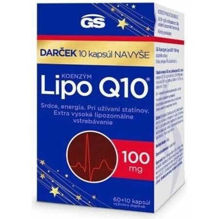 GS Coenzym Lipo Q10 100 mg 1×70 tbl, Nahrungsergänzungsmittel