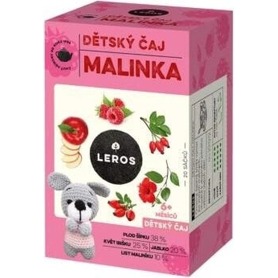 LEROS TÈ PER BAMBINI MALINKA 2x20g, tè per bambini