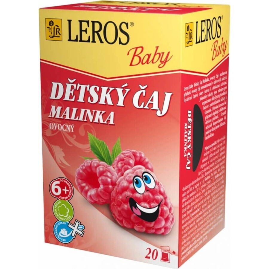 LEROS TÈ PER BAMBINI MALINKA 2x20g, tè per bambini