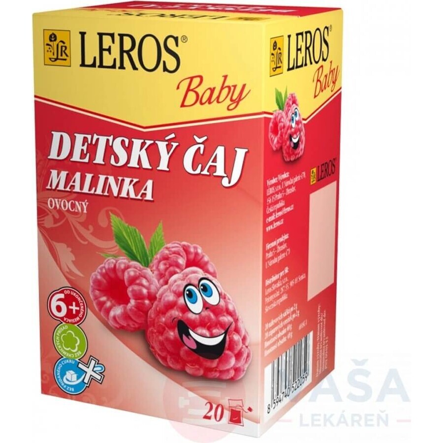 LEROS TÈ PER BAMBINI MALINKA 2x20g, tè per bambini