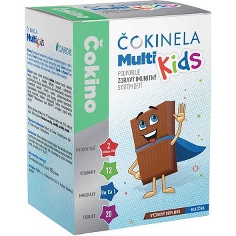 Chocinella Multi Kids tablettes de chocolat 1×20 pcs