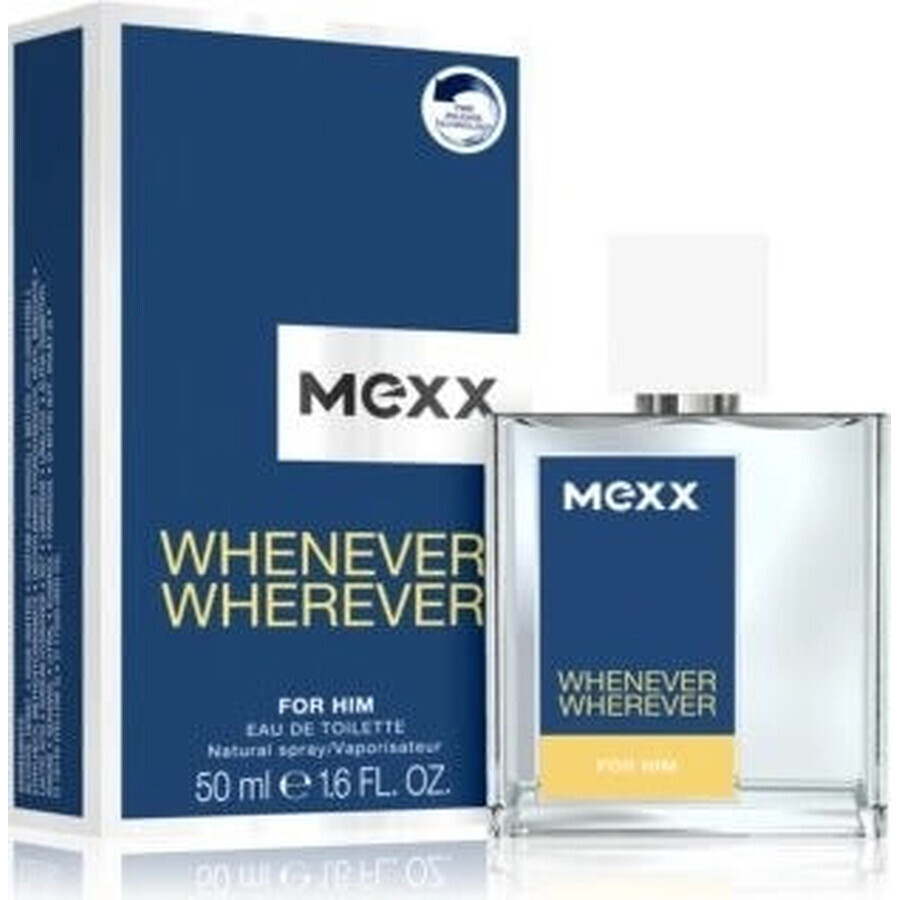 Mexx Whenever Whenever Wherever Men Edt 50ml 1×50 ml, Eau de Toilette