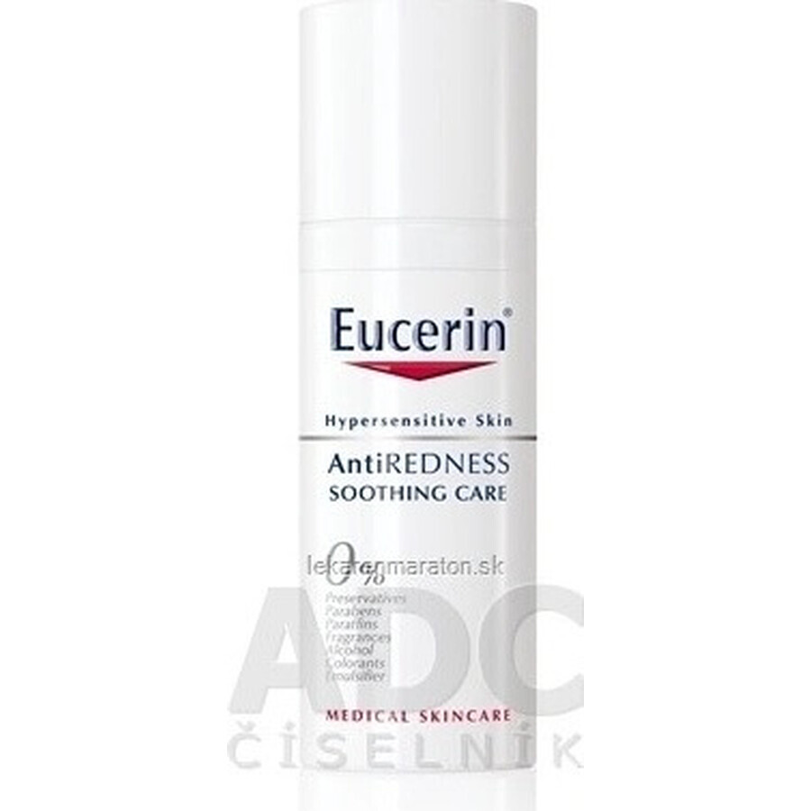 Eucerin ANTI-REDNESS cremă calmantă 1×50 ml, pentru pielea sensibilă predispusă la roșeață