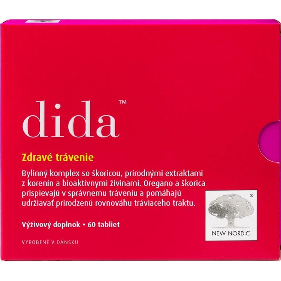 NEW NORDIC dida 1×60 tbl, reducing flatulence