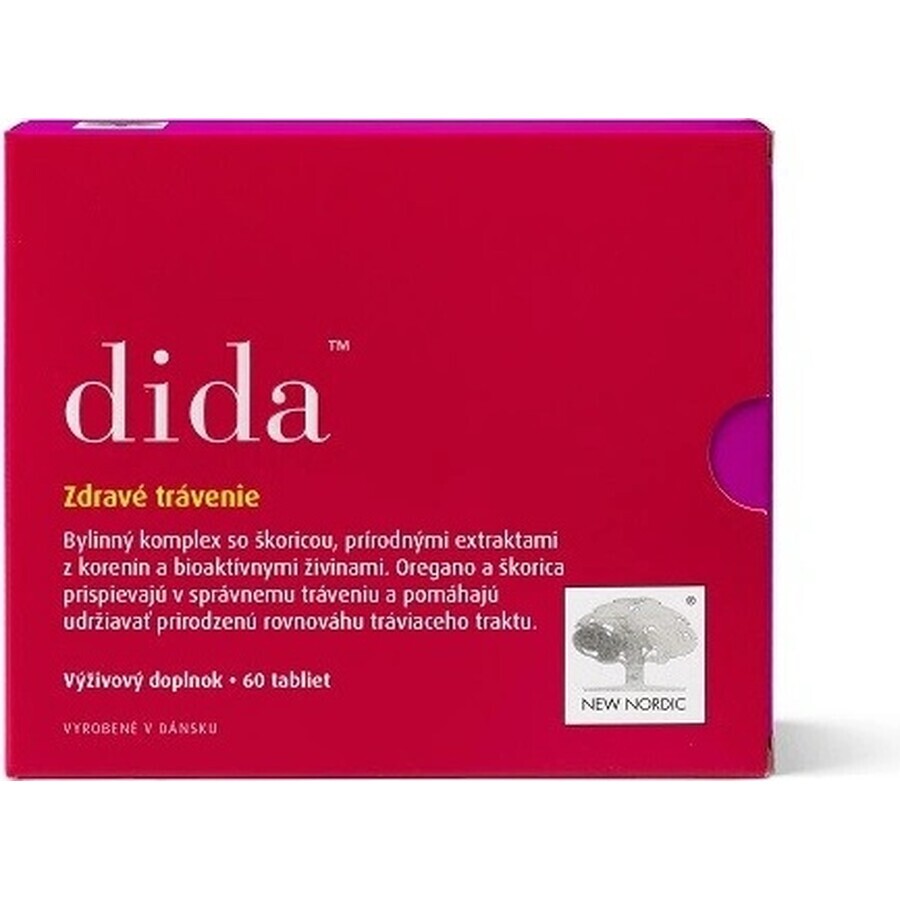 NEW NORDIC dida 1×60 tbl, reducing flatulence