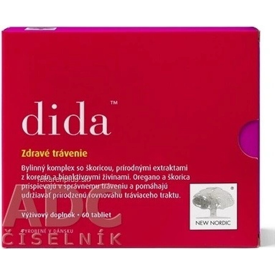 NEW NORDIC dida 1×60 tbl, reducing flatulence