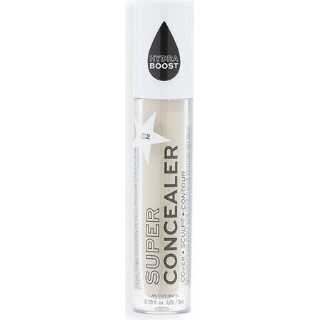 Revolution Relove, Super Concealer Radiant Matte Matte C2, concealer 1×3 ml, concealer