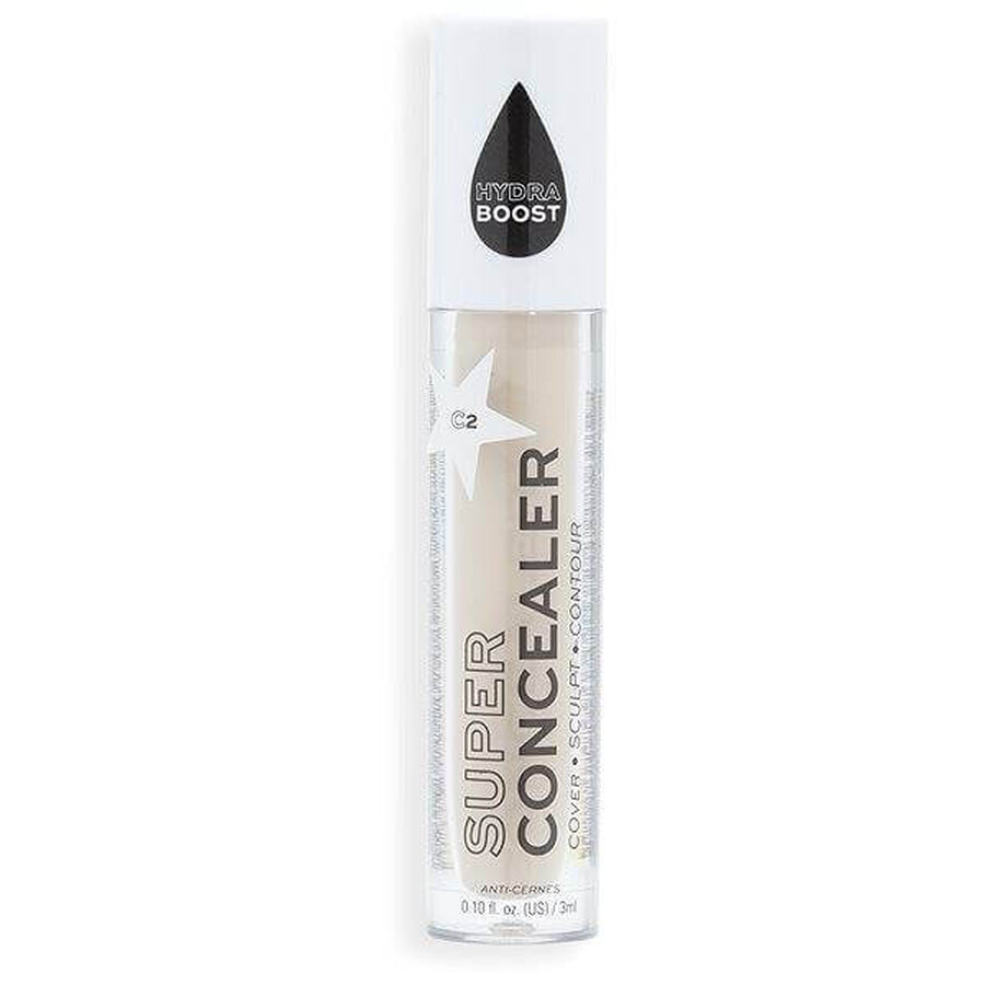 Revolution Relove, Super Concealer Radiant Matte Matte C2, concealer 1×3 ml, concealer