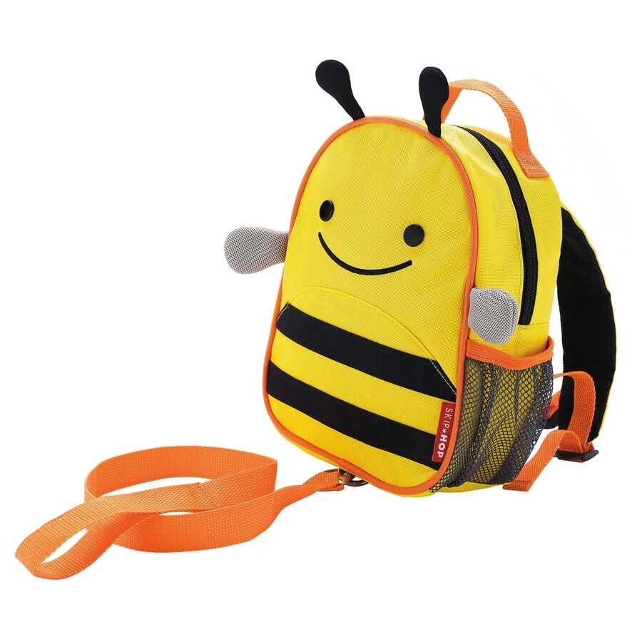 Zoo SKIP HOP Rucksack mit Sicherheitsleine Bee 1+ 1×1 Stück, Rucksack