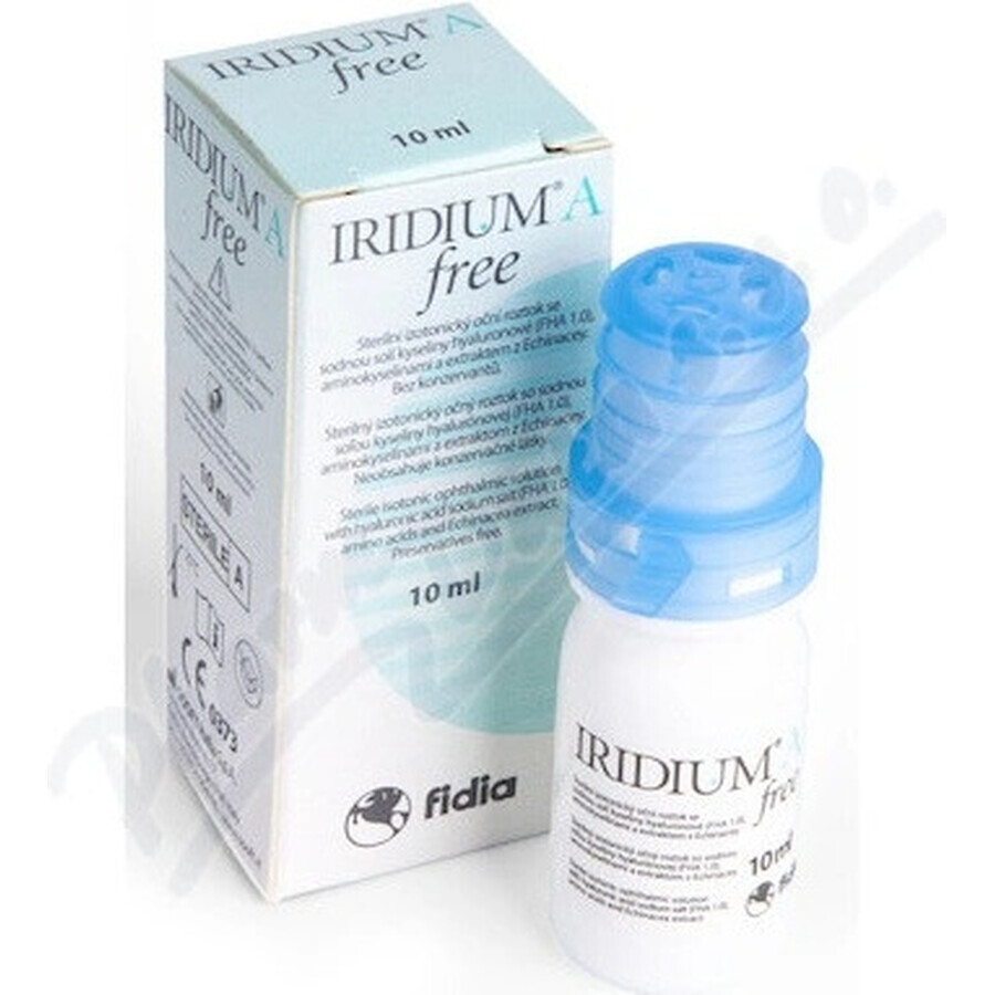 IRIDIUM A free Sterile isotonic ocular solution 1×10 ml