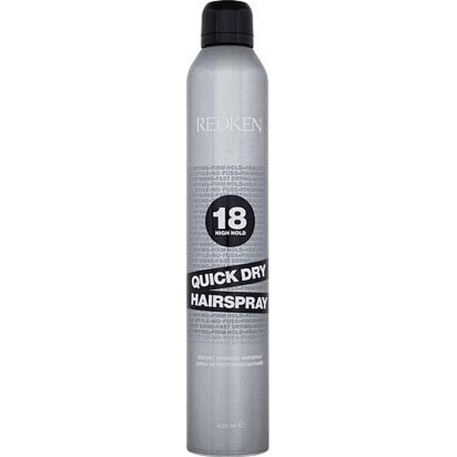 Redken Quick Dry sterk fixerende haarlak 1×400 ml, haarlak