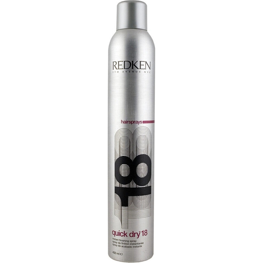 Redken Quick Dry sterk fixerende haarlak 1×400 ml, haarlak