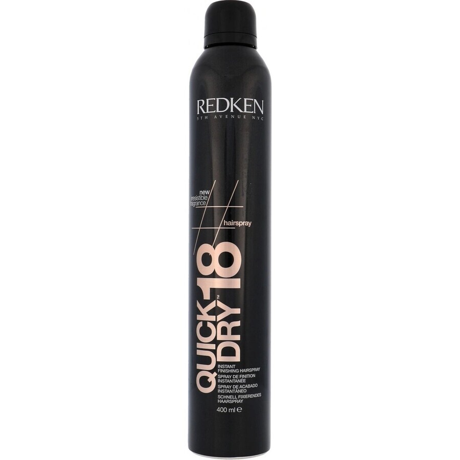 Redken Quick Dry sterk fixerende haarlak 1×400 ml, haarlak