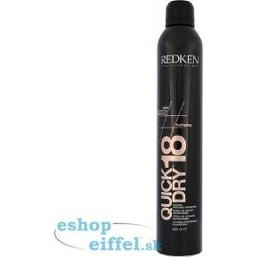 Redken Quick Dry sterk fixerende haarlak 1×400 ml, haarlak