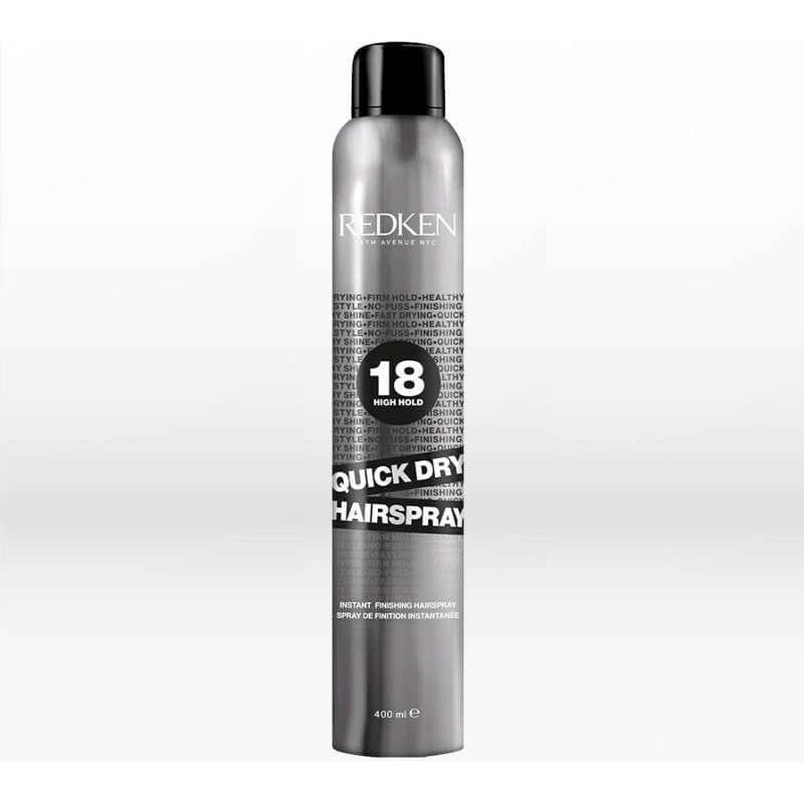 Redken Quick Dry sterk fixerende haarlak 1×400 ml, haarlak